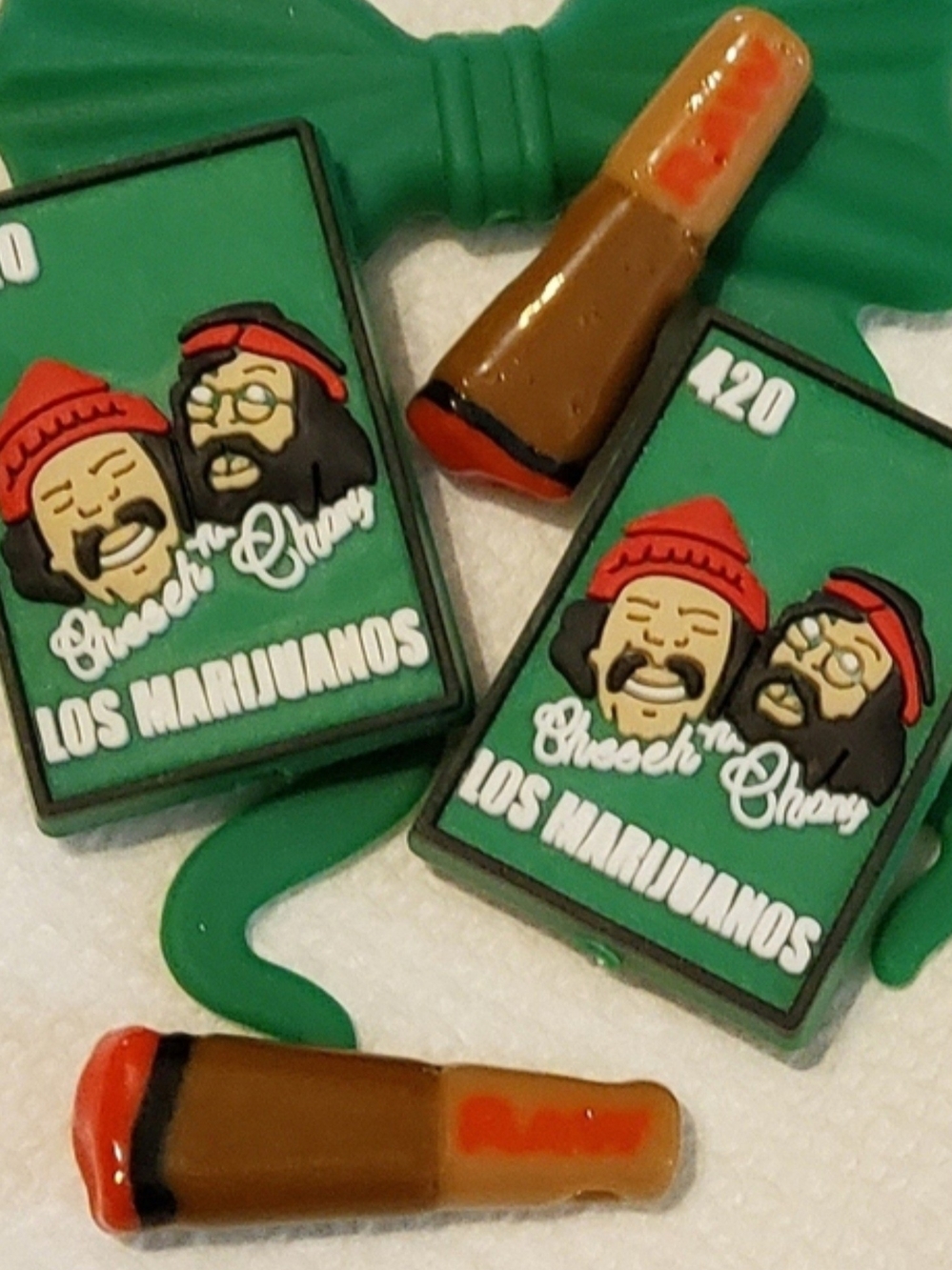 Rare Focal Beads Los Marijuanos CC & Raw Blunts